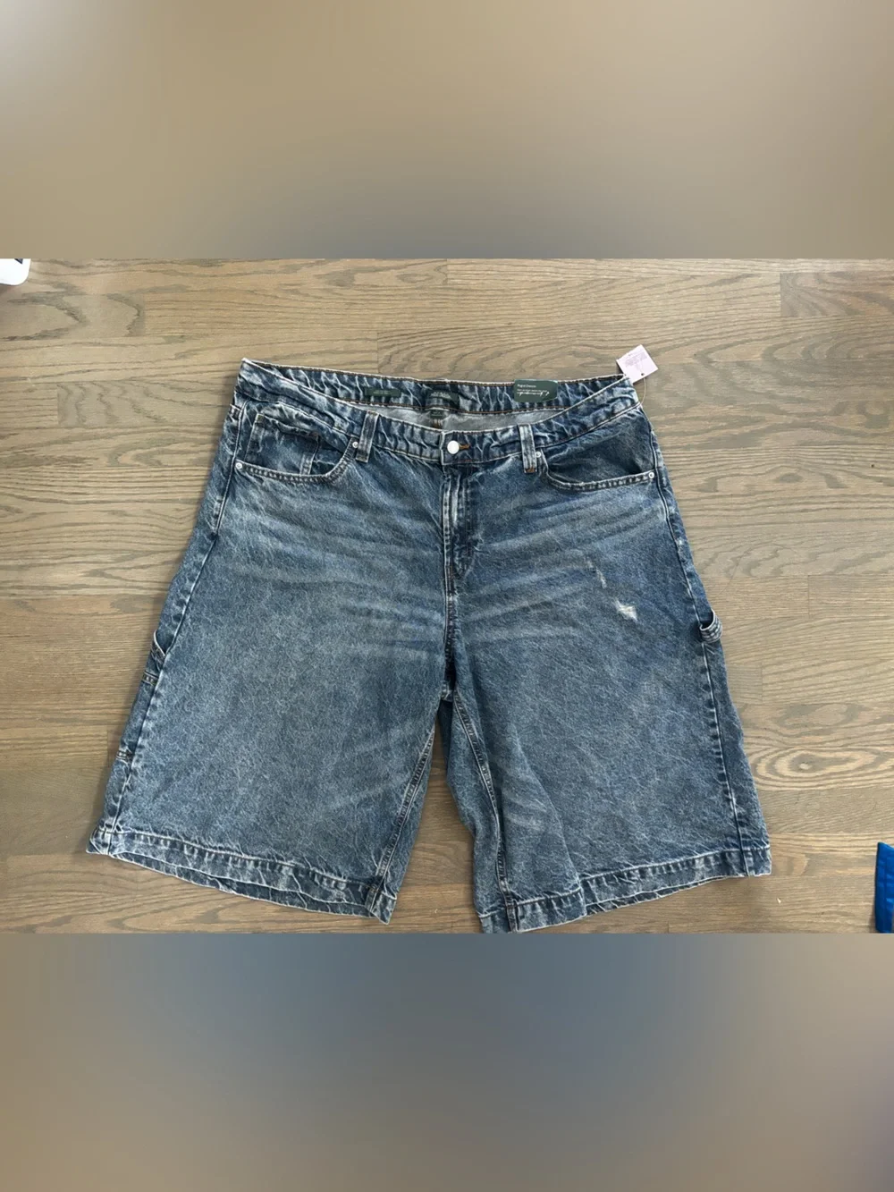 Target wild fabel women’s low rise baggy jean shorts jorts size 17 nwt
